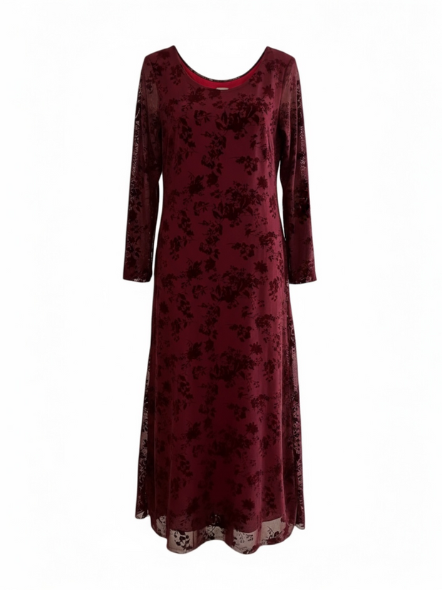 FLOCK TULLE DRESS