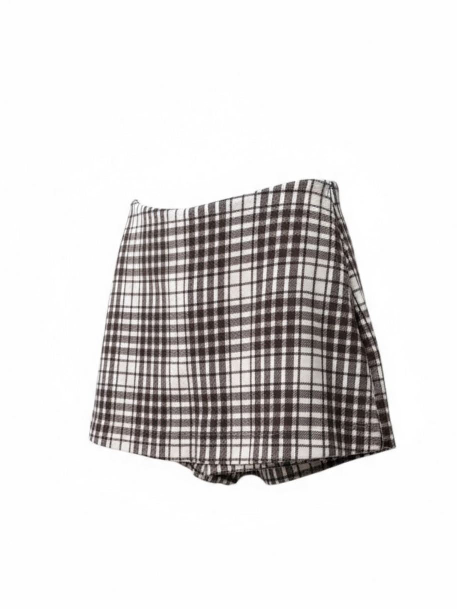 GONNA PANTALONCINO QUADRO