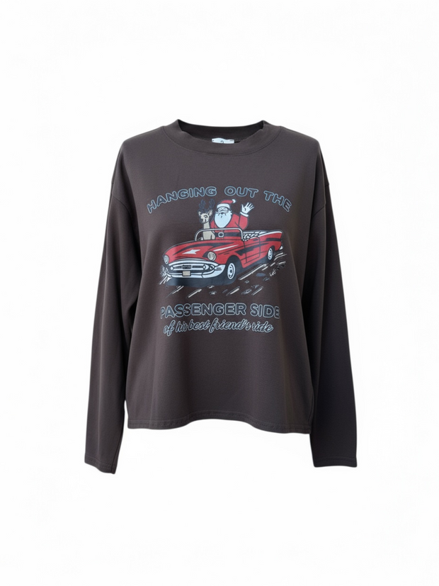 T-SHIRT MANICA LUNGA STAMPA