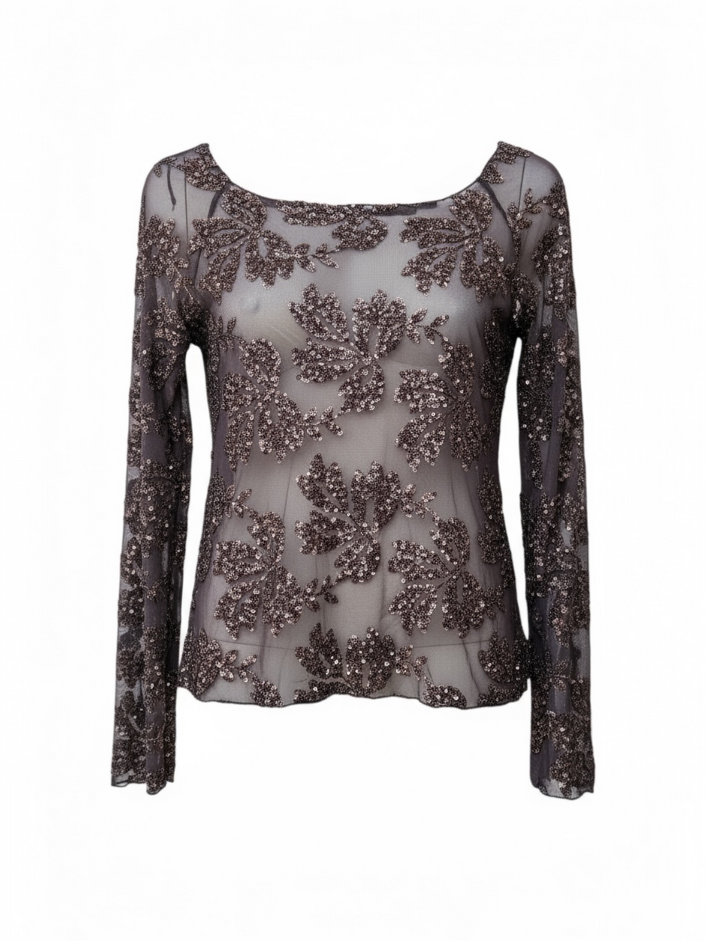 TOP TULLE PAILLETTES