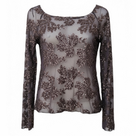 TOP TULLE PAILLETTES