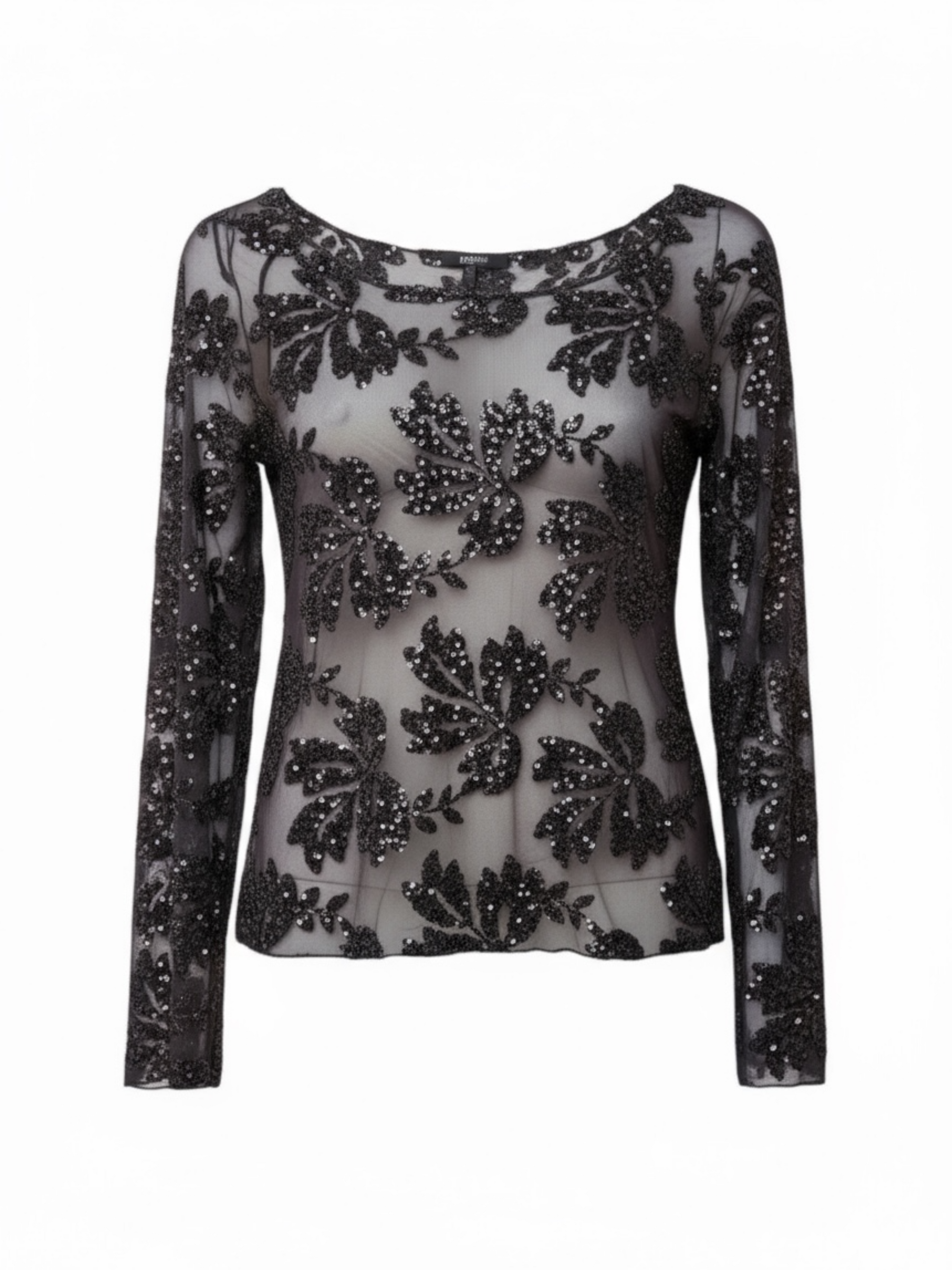 TOP TULLE PAILLETTES