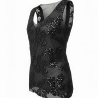 TOP TULLE PAILLETTES