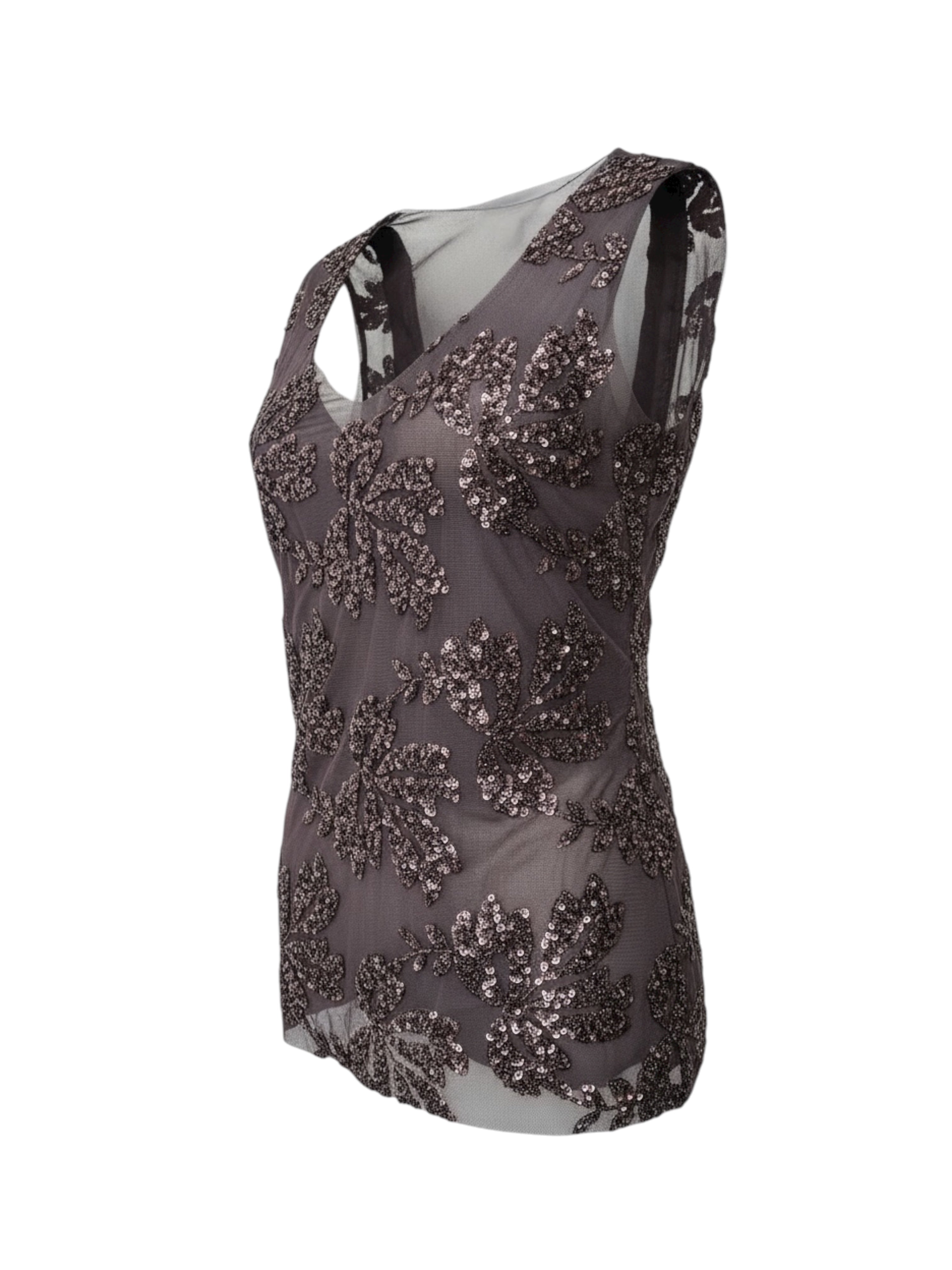 TOP TULLE PAILLETTES