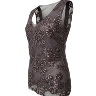 TOP TULLE PAILLETTES