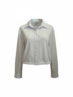 CAMICIA CROP PALLONCINO - AM88325PN