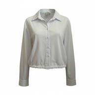 CAMICIA CROP PALLONCINO - AM88325PN