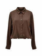 CAMICIA CROP PALLONCINO - AM88325PN