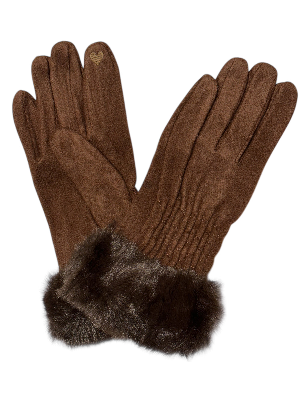 GUANTI LANA + PELLICCIA - YFYN0370