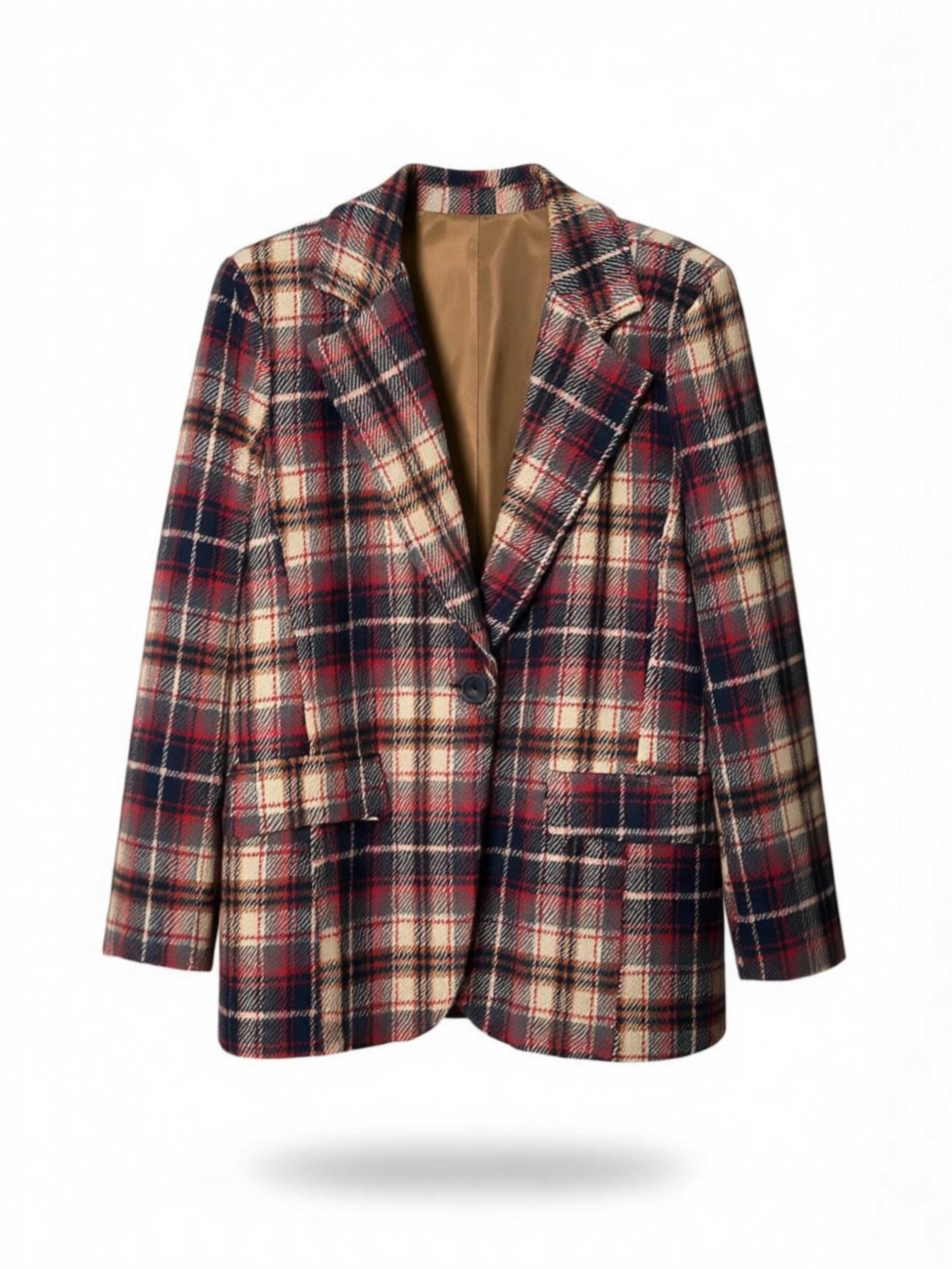 GIACCA 1 BOTTONE CHECK - AM68924CHST