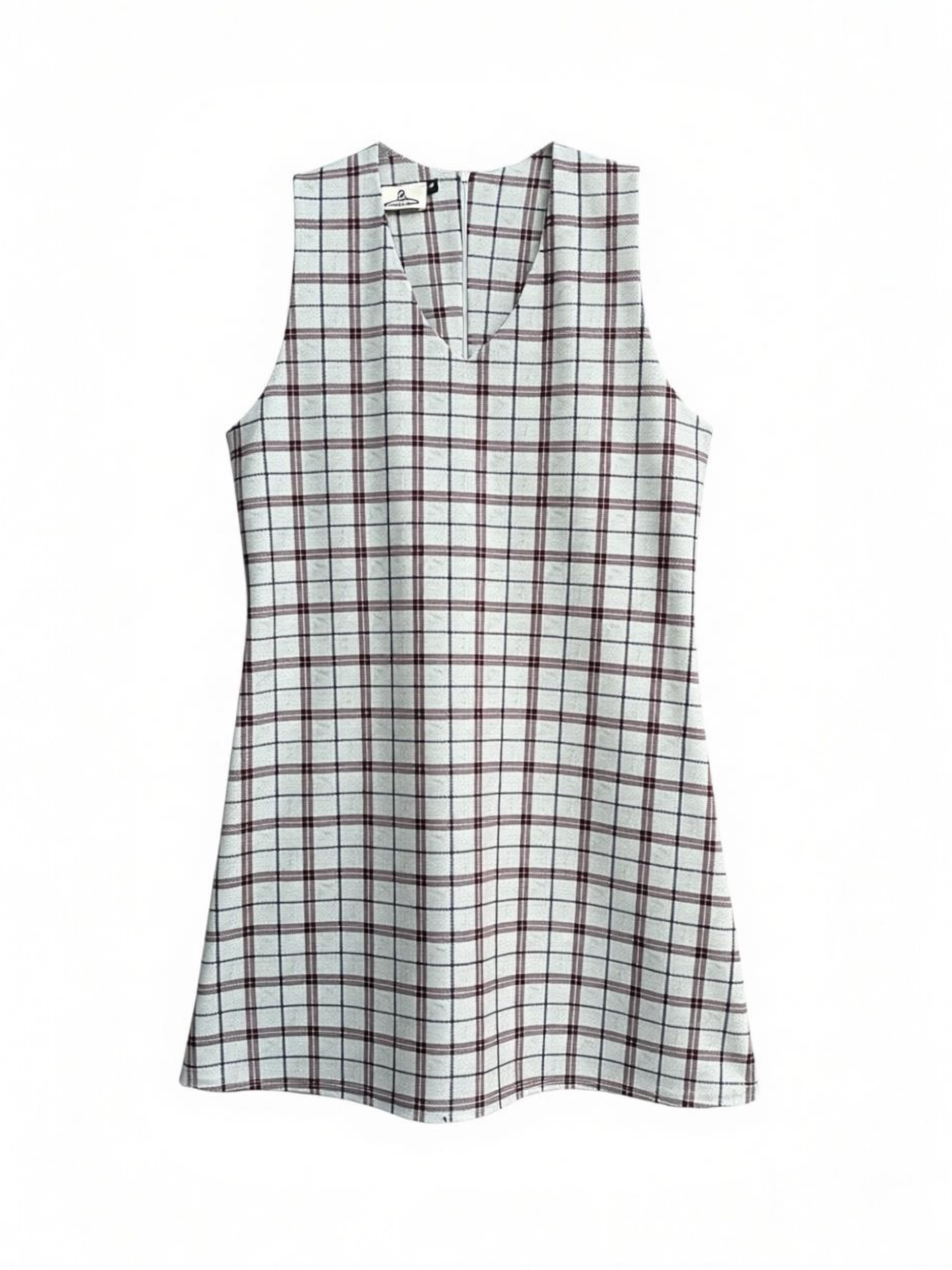 ABITO SMANICATO QUADRO