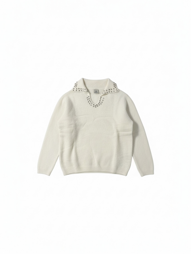 MAGLIA POLO STRASS - YMWS7258