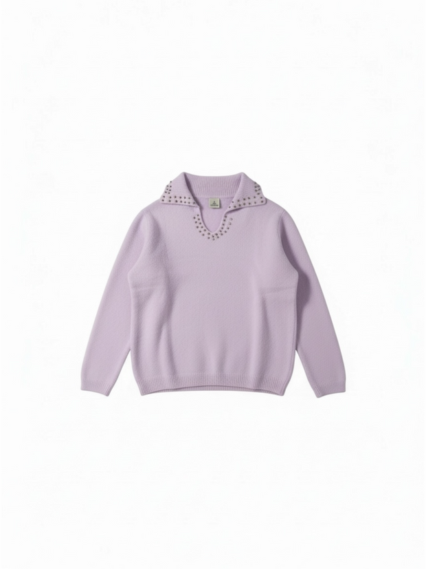 MAGLIA POLO STRASS - YMWS7258