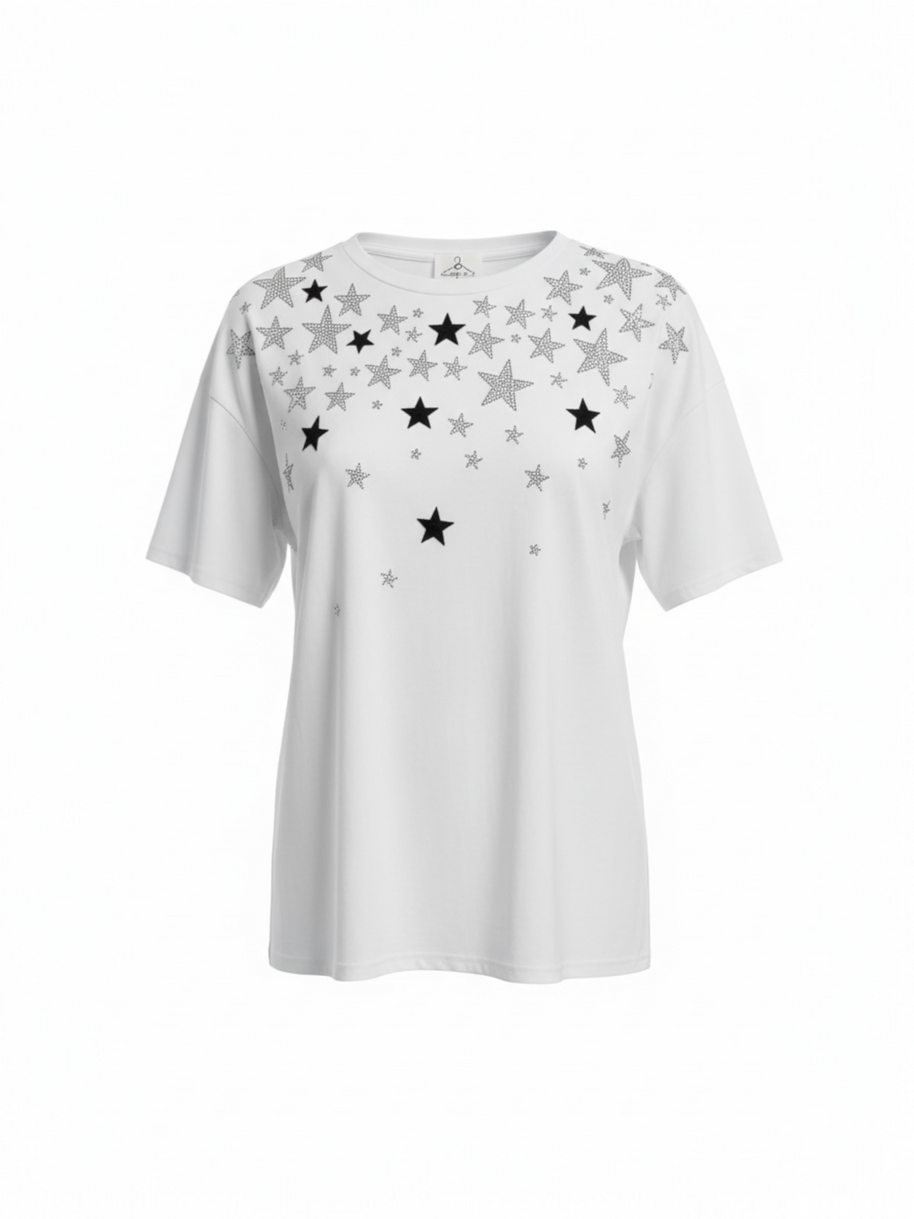 T-shirt Stelle Flock