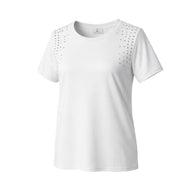 T-shirt Strass Spalle