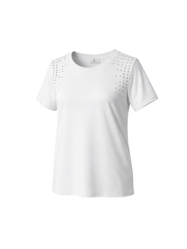 T-shirt Strass Spalle